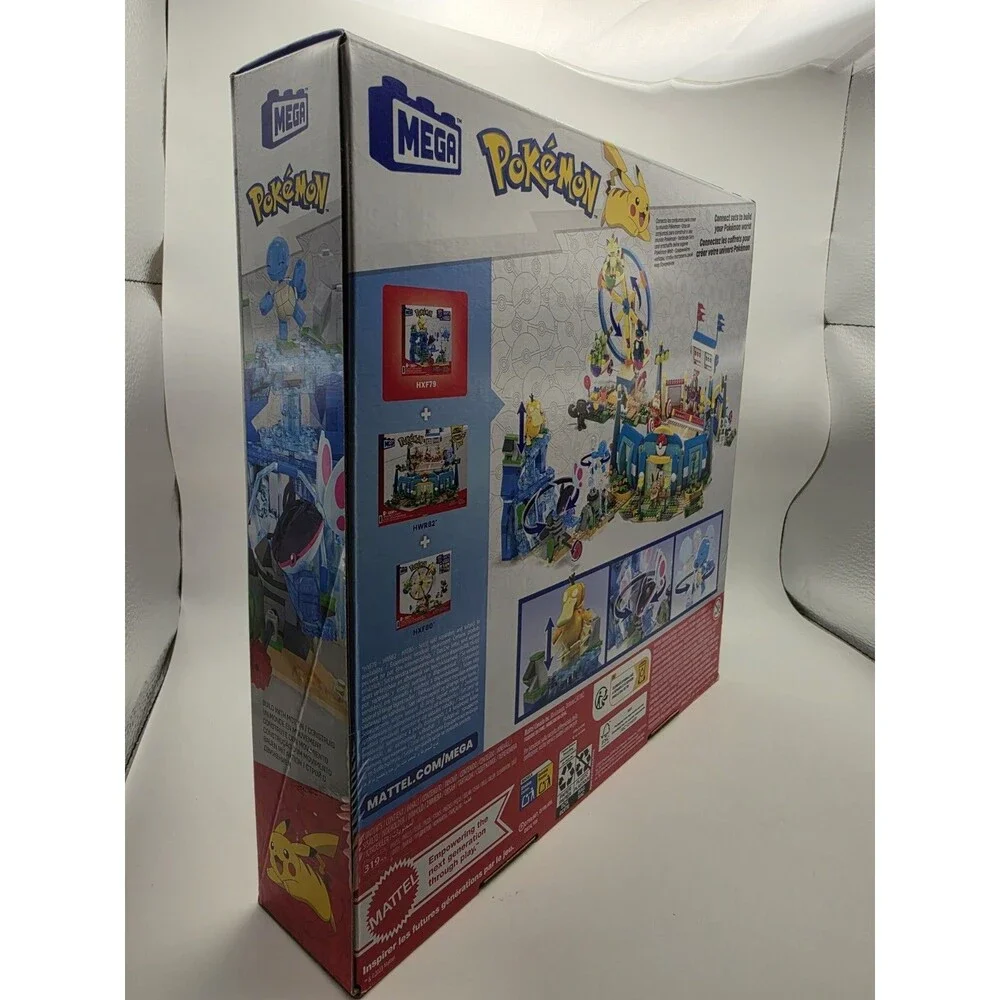MEGA Pokémon Aquatic Adventure 319-Piece Building Set HXF79 Build w/ Motion 8+